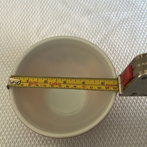 Vintage Pyrex 401 Mixing Bowl Old Orchard 1.5 Pint Nesting Brown - Picture 4 of 5